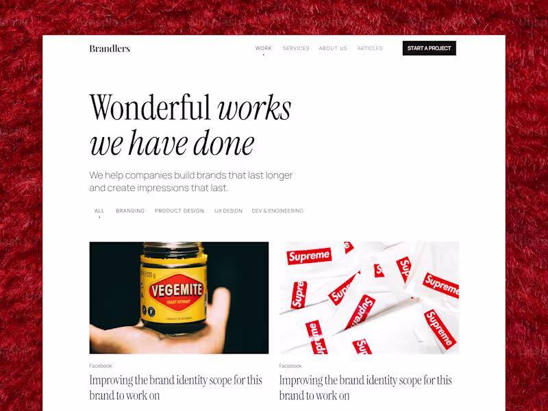 Cover image for Brandlers: Building Brands with Brains, Beauty & UX
