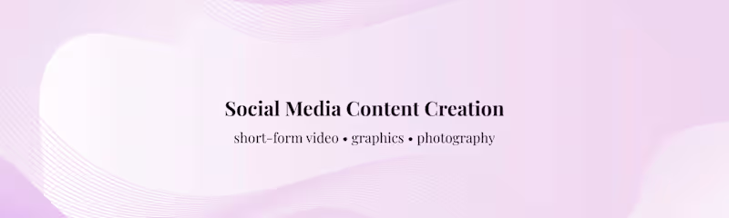 Cover image for Social Media Content Creation