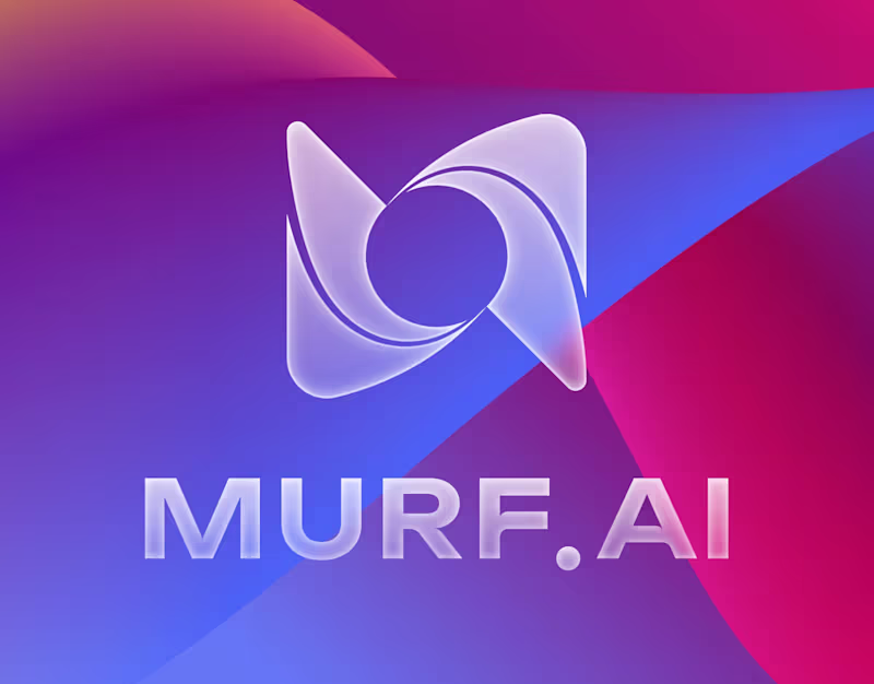 Cover image for Murf AI. Website Design for AI Voice Platform