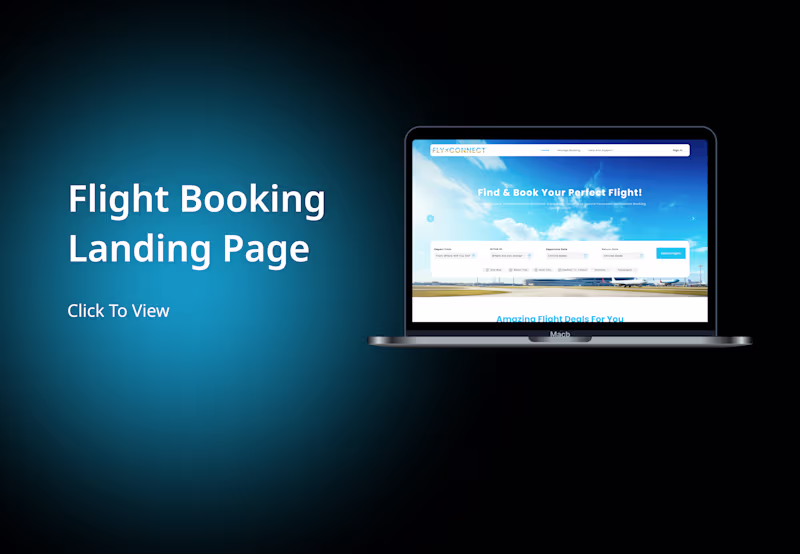 Cover image for Flight Booking Website