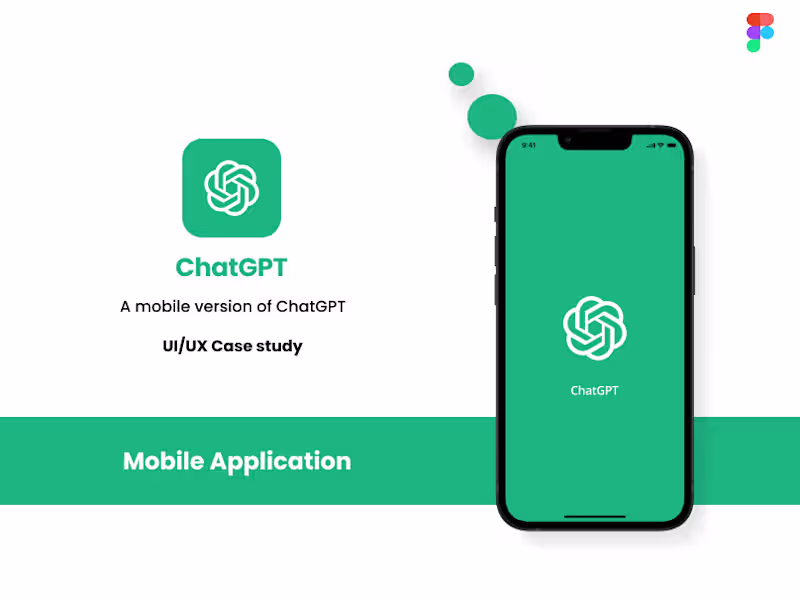 Cover image for Chat GPT - Mobile Application - UIUX on Behance