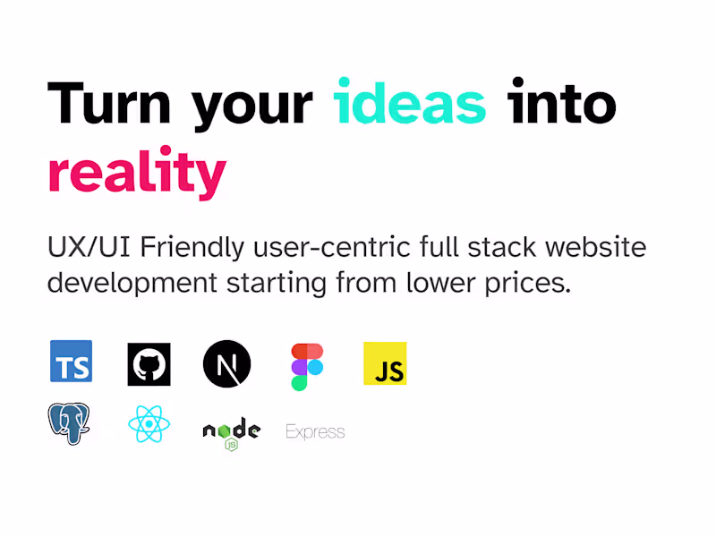 Cover image for ⚡ High-intensity website development with Modern technologies.