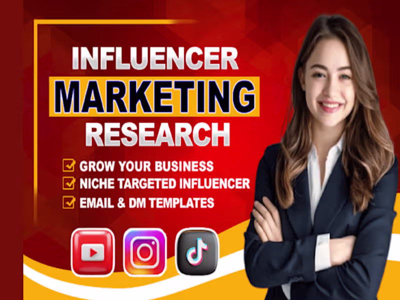 Cover image for I will shoutout best influencer marketing for Tiktok, Instagram