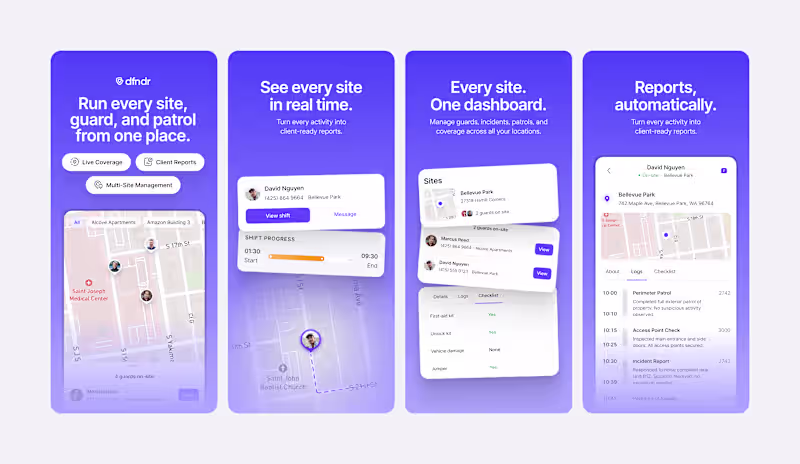 Cover image for App store preview screens designed