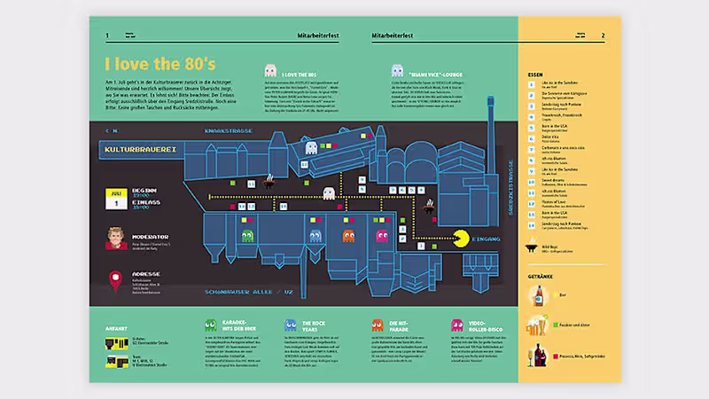 Cover image for Infographic for BVG - I love the 80s