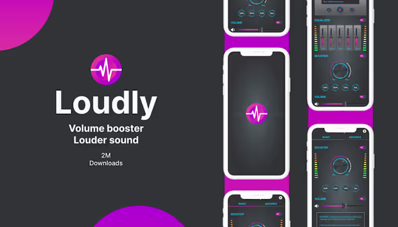 Cover image for Loud Volume Booster for Speakers App Development