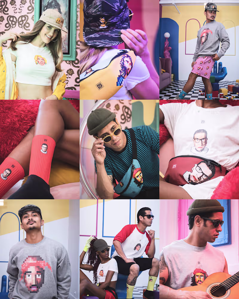 Cover image for PixPop Heads Clothing Brand