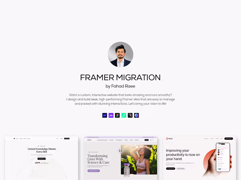 Cover image for Framer • Migration