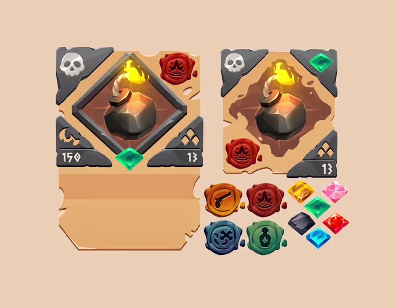 Cover image for Pirate Game - Cards Design