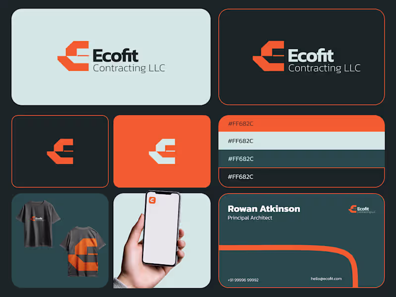 Cover image for Logo Design - Ecofit Contracting LLC