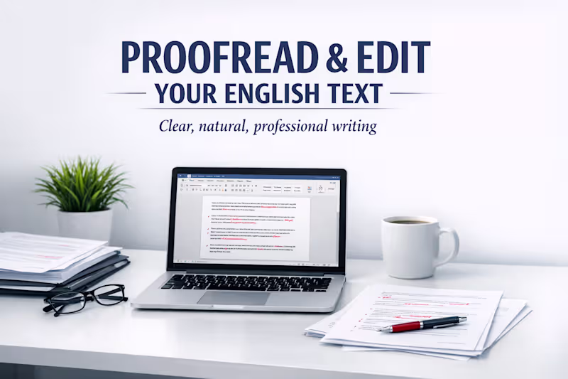 Cover image for Proofreading & Editing (EN/JP)