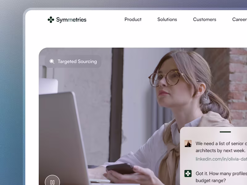 Cover image for Website Design and Storytelling for Symmetries