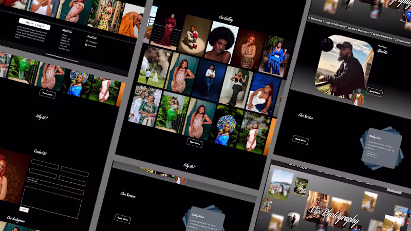 Cover image for Modern Photograph Website GSAP animation | WordPress