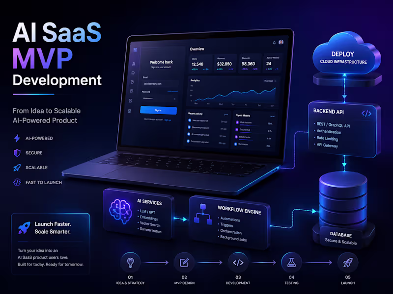 Cover image for AI SaaS MVP Development