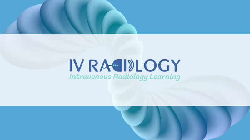Cover image for IV Radiology Identity Design