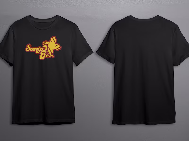 Cover image for Santa Fe,  Logo T-Shirt Design