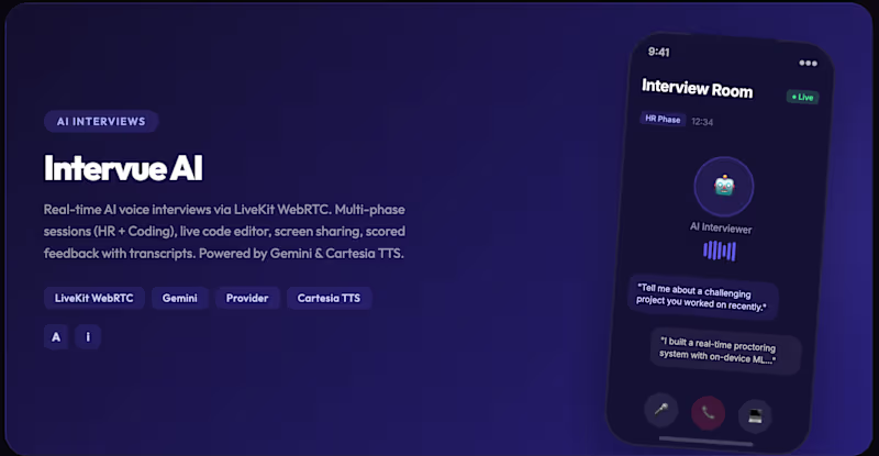 Cover image for An AI-powered interview platform that