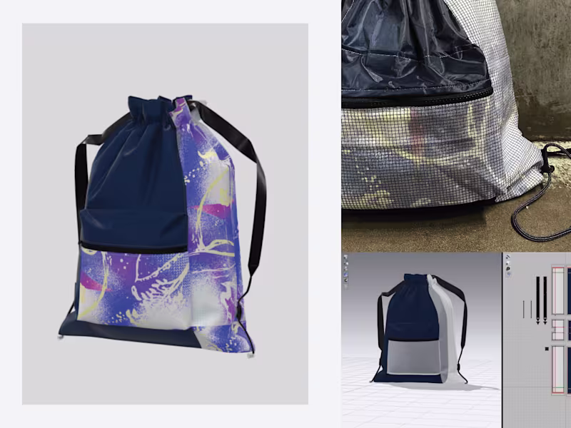 Cover image for Transparency Play Cinch Bag