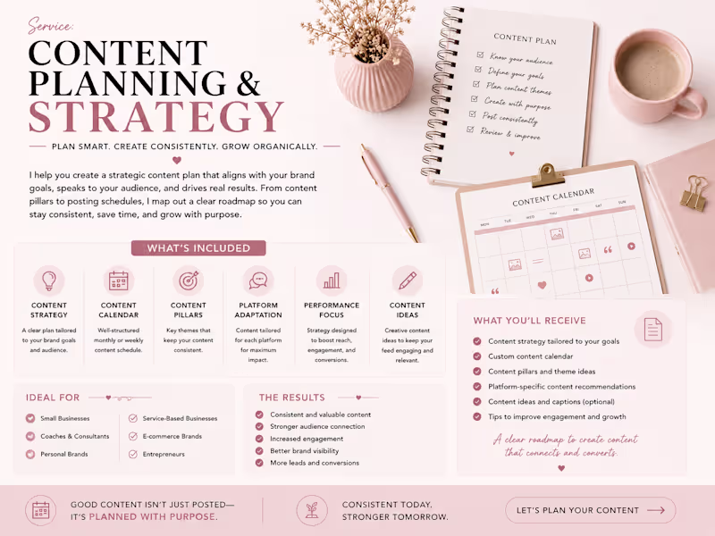Cover image for Content Planning & Strategy 
