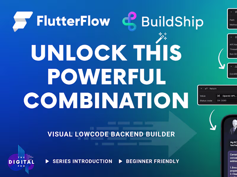 Cover image for FlutterFlow + BuildShip - A Powerful Combination