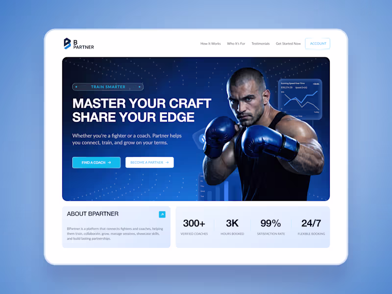Cover image for BPartner — SportsTech Platform Connecting