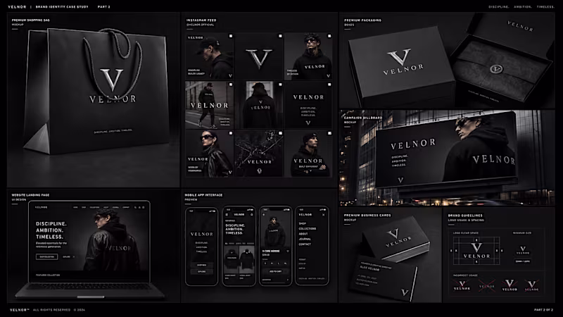 Cover image for 
VELNOR — Luxury Streetwear Brand