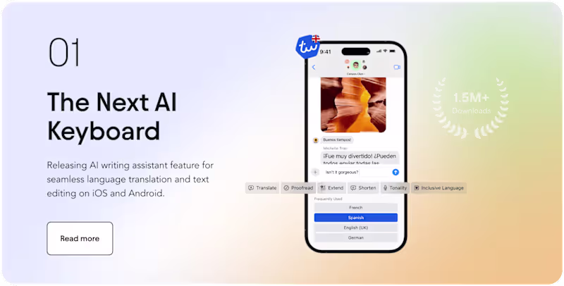 Cover image for First AI Keyboard