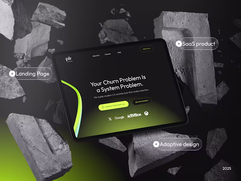 Cover image for UI / UX Website Design for a CX Platform