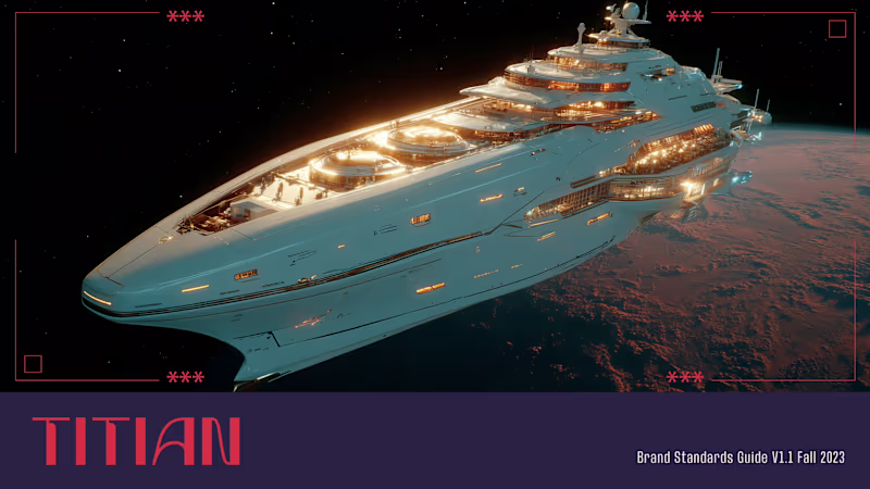 Cover image for Titian: Luxury Space Cruise Brand
