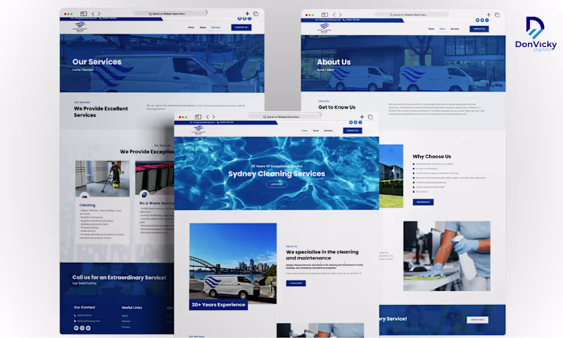 Cover image for SYD Cleaning: High-Converting Service Website