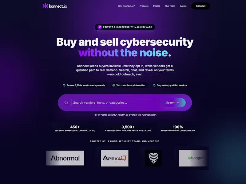 Cover image for Konnect.io Website Development