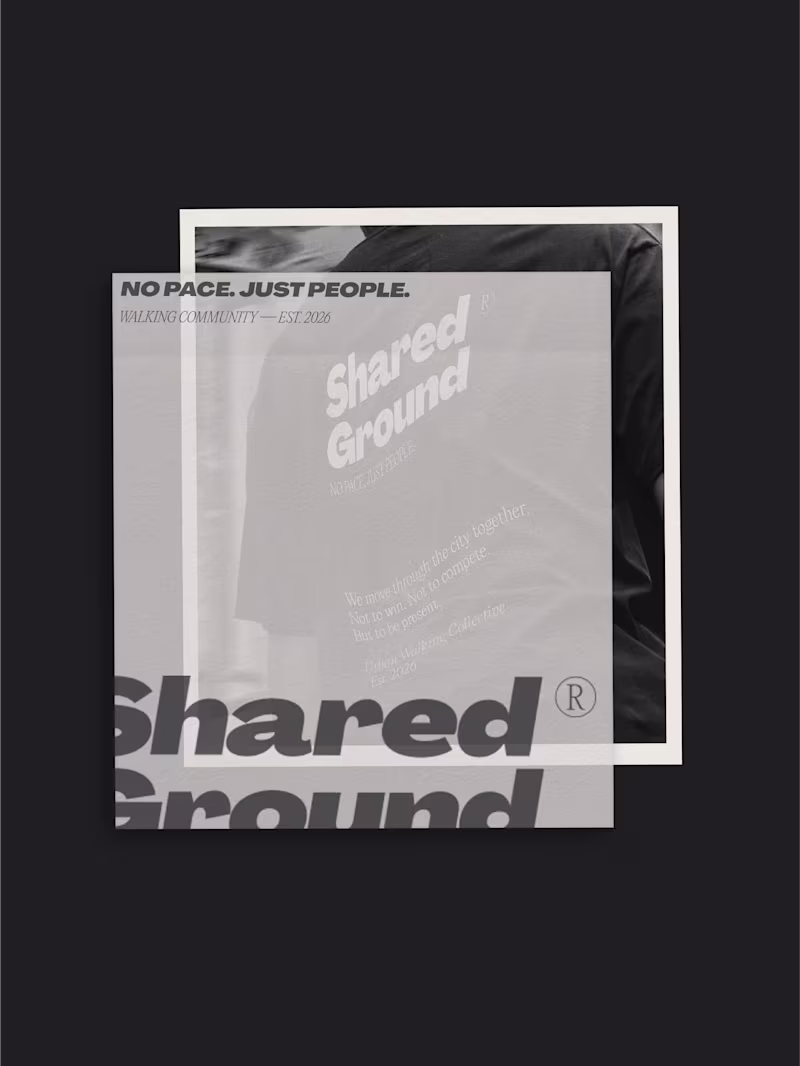 Cover image for Shared Ground, a small branding