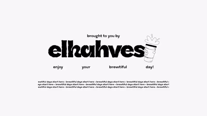 Cover image for Elkahvesi - Street Coffee Logo Concept
