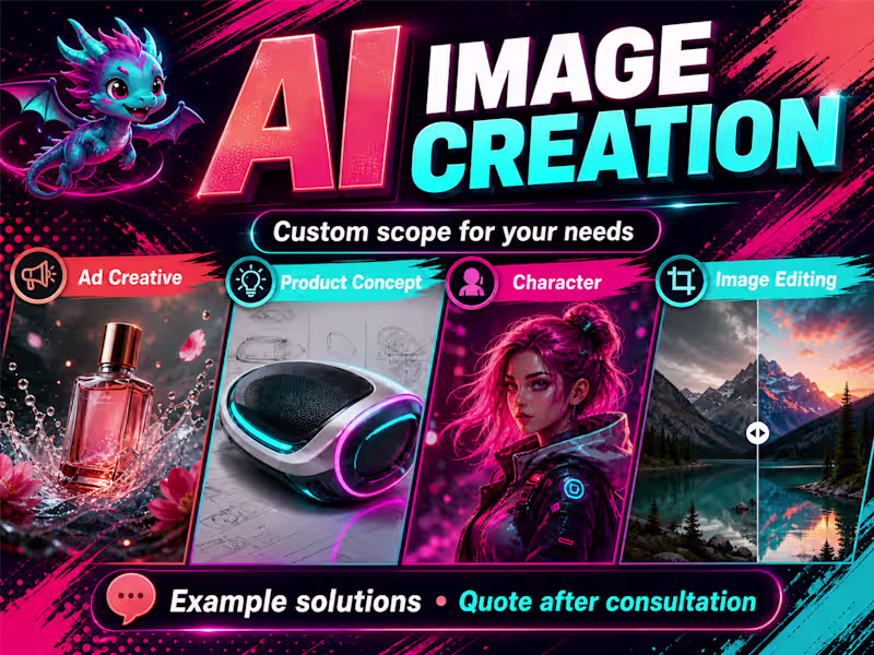 Cover image for Custom AI Image Creation and Visual Content