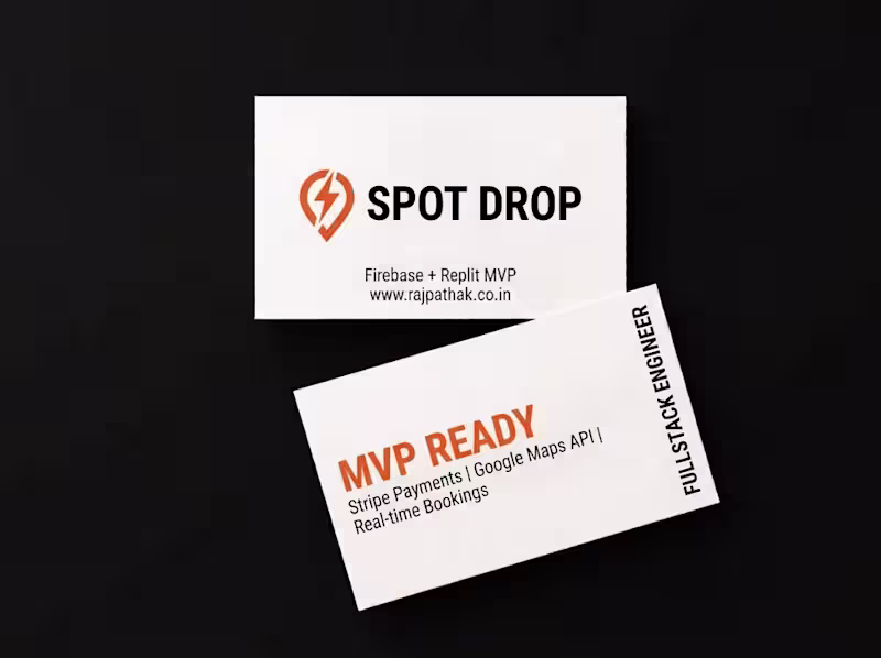 Cover image for Replit for Spot Drop – AI  Booking & Deals Platform