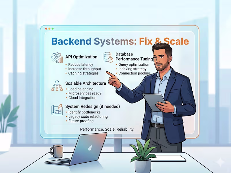 Cover image for Fix & Scale Your Backend Systems