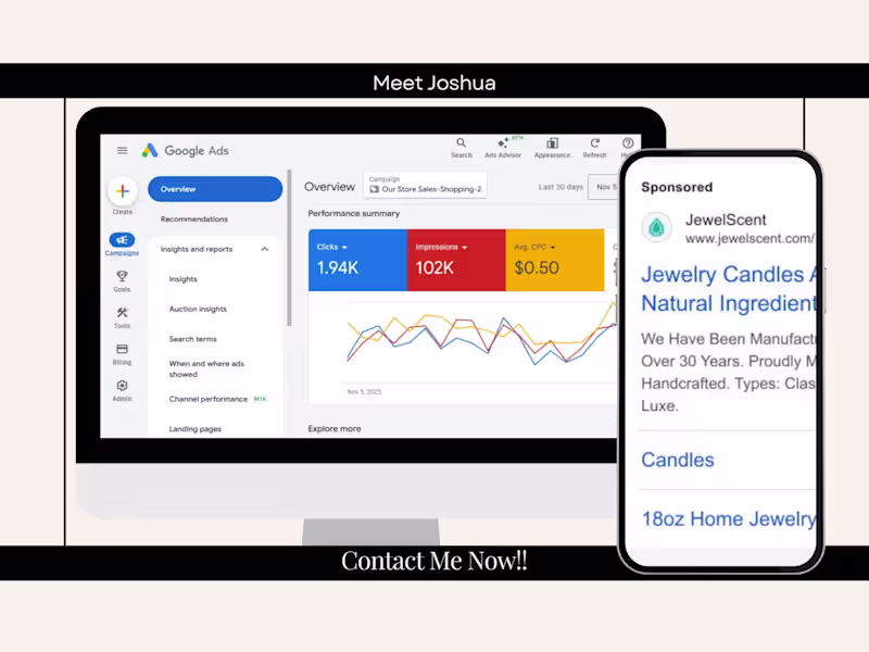 Cover image for Google Ads Campaign Setup & Management