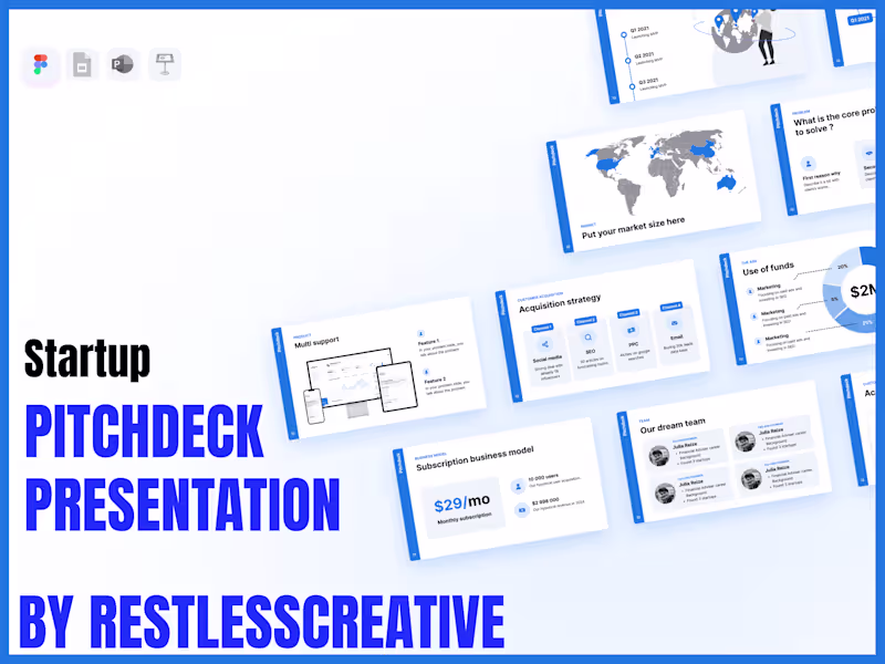 Cover image for Pitch Deck Presentation Designs That Will Land Your Sale