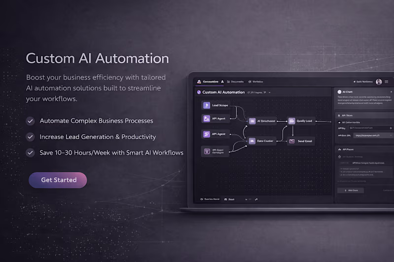 Cover image for AI Automation Systems| Custom GPT Workflows & Smart Processes