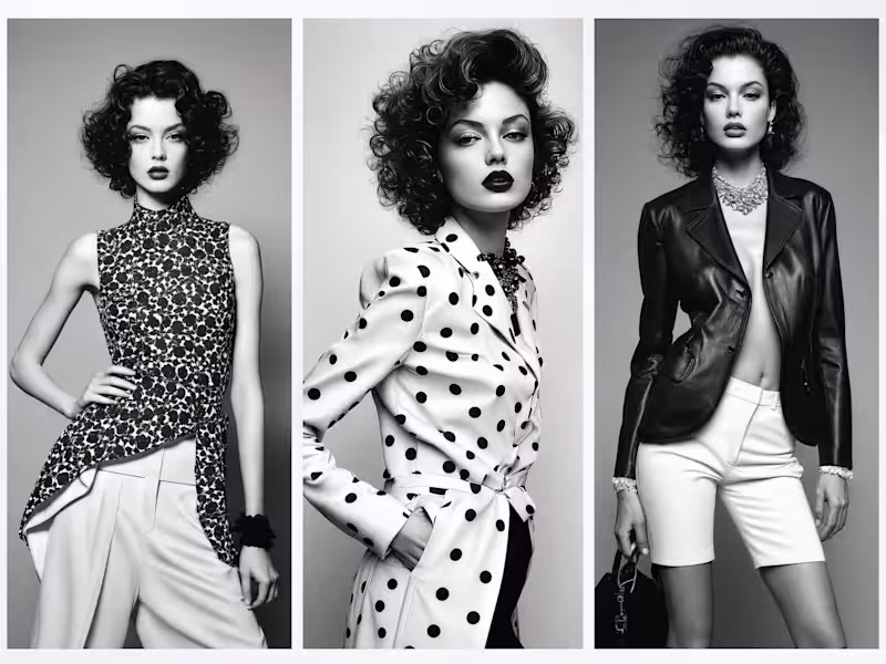Cover image for High Fidelity AI Fashion Synthesis: Monochrome Archival Series