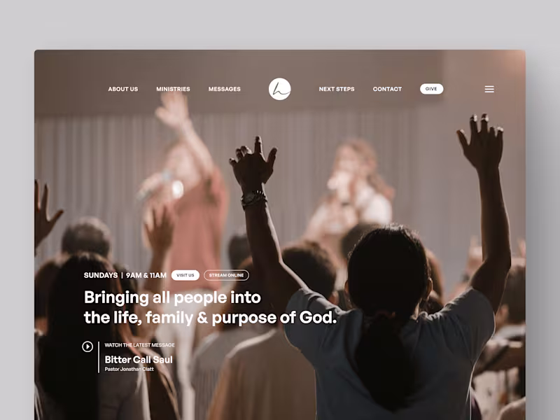 Cover image for Non-Profit Website Homepage Redesign to Inspire Community.