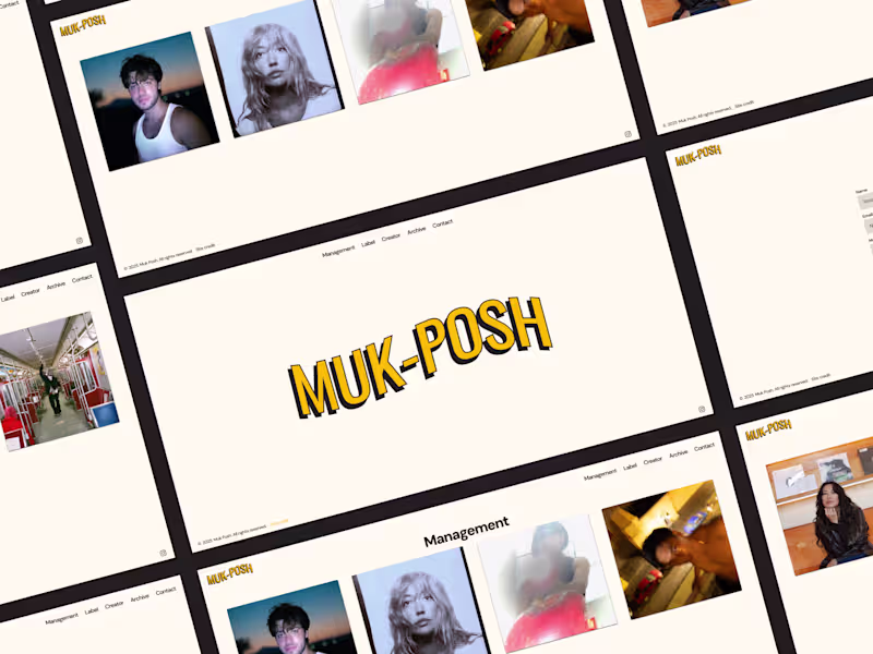 Cover image for Website redesign for @mukposh (https://www.instagram.com/muk...