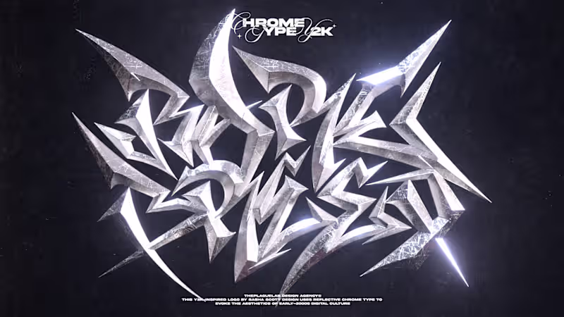 Cover image for Custom chrome type design