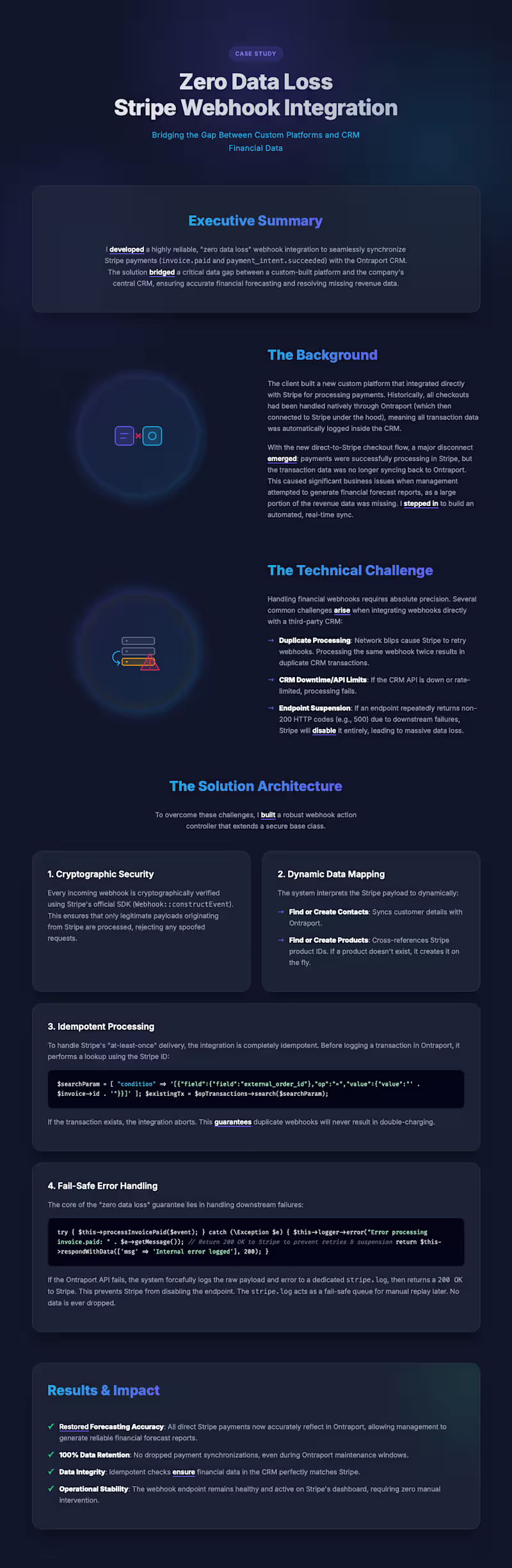 Cover image for Rescuing Revenue Data: Zero-Loss Stripe-Ontraport Integration