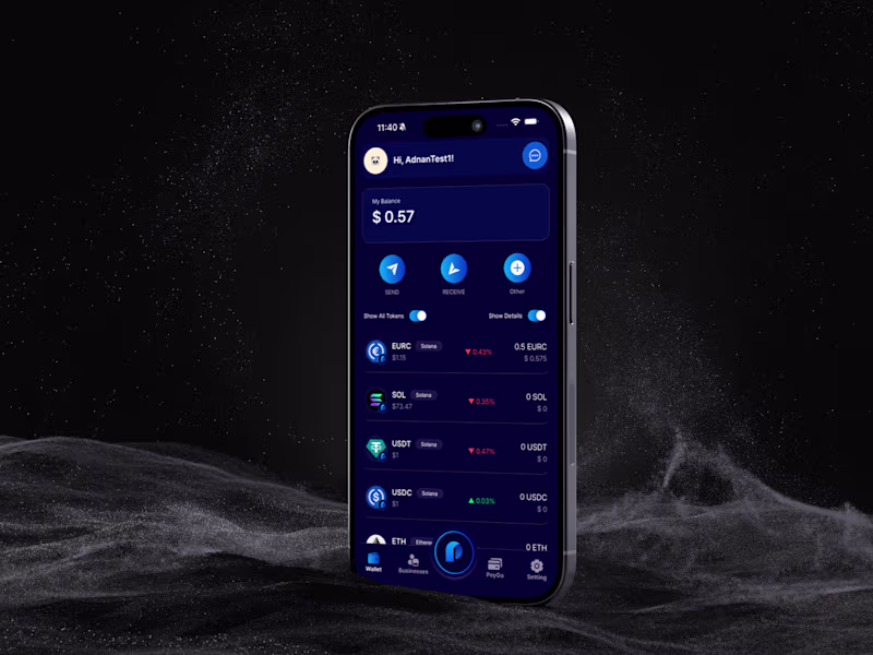 Cover image for Peymo — Self-Custodial Crypto Wallet & Payment App