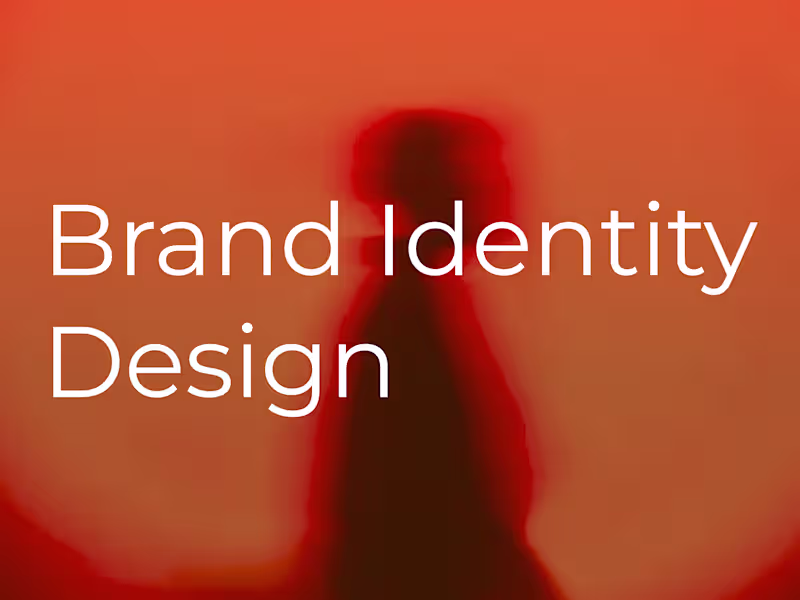 Cover image for Brand Identity Design — Logo, Colors & Guidelines