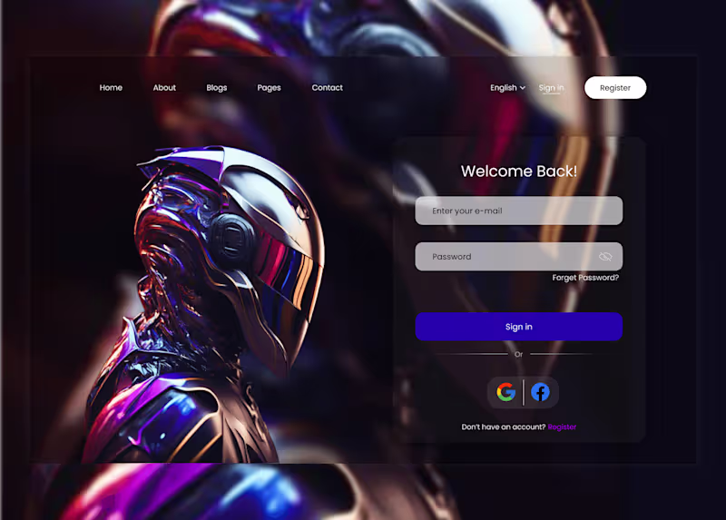 Cover image for Sign-in UI Page