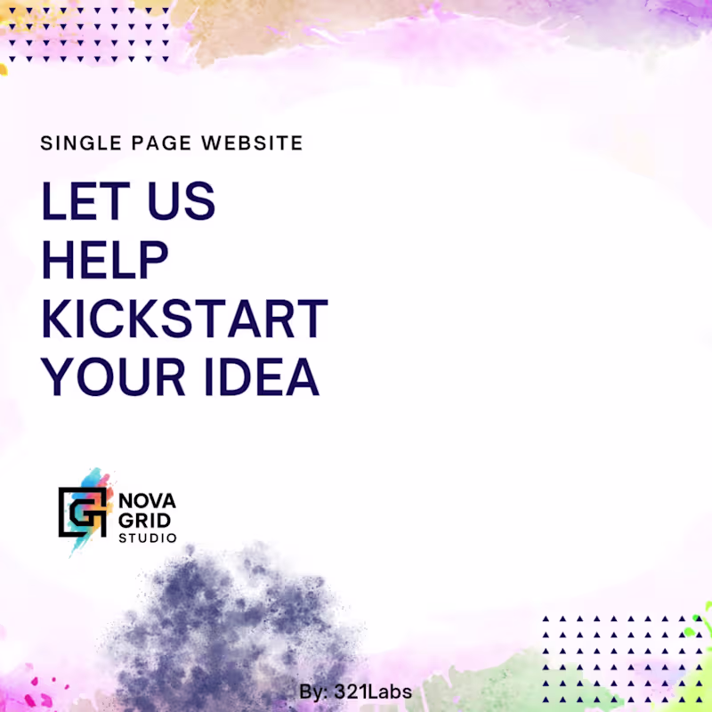 Cover image for NovaGrid Studios Portfolio Site