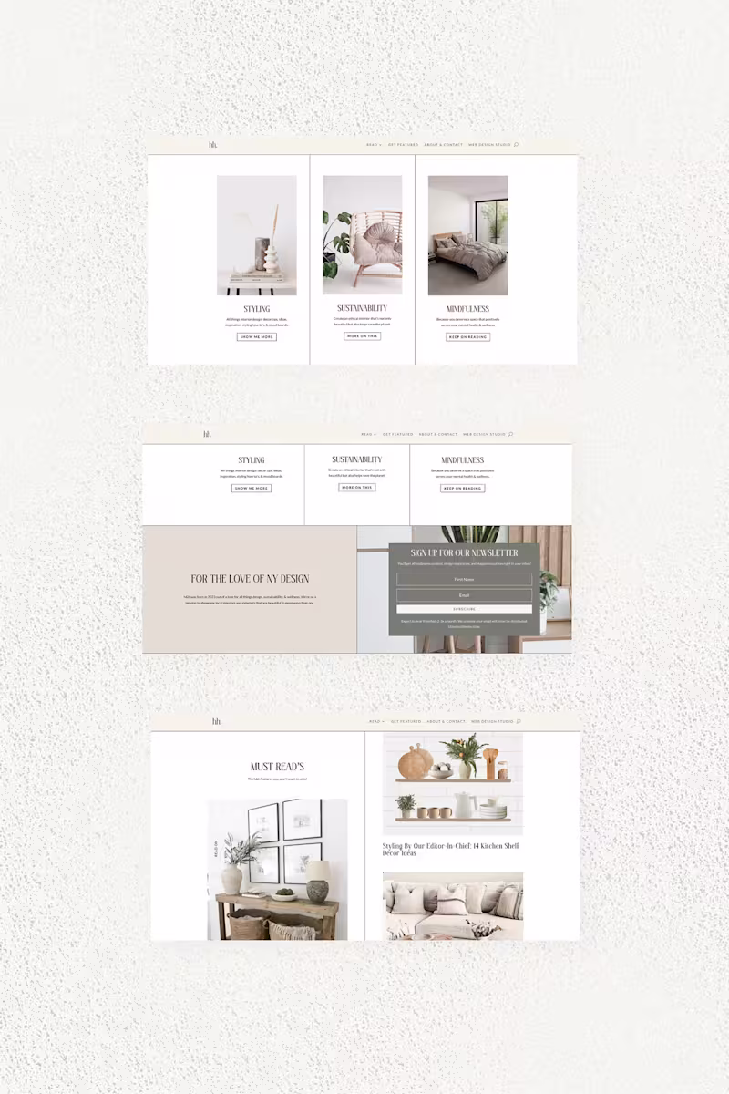 Cover image for Web Design | hip&home