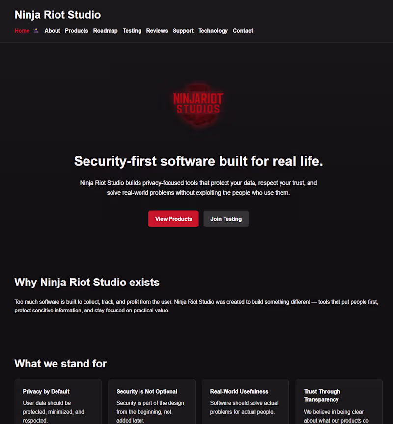 Cover image for Designed and developed the Ninja